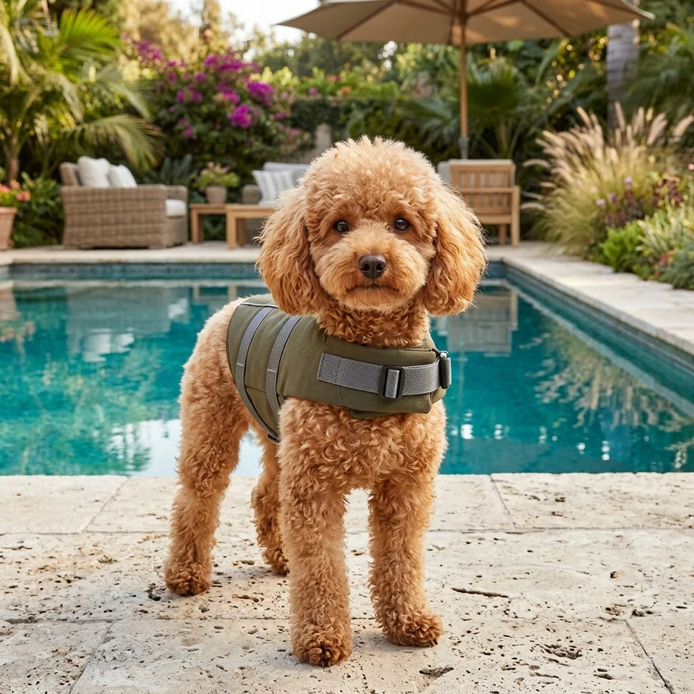 Tamecare Sea Lion Dog Life Jacket | Reflective Buoyant Pet Swimming Vest