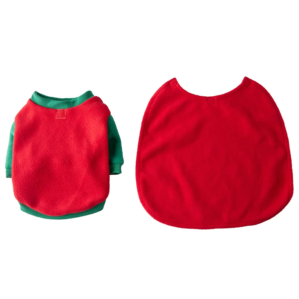 Tamecare Christmas Knight Dog Costume Set