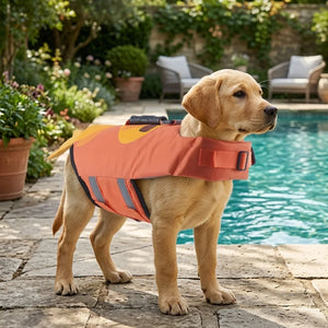 Tamecare Duck Dog Life Jacket | Reflective Buoyant Pet Swimming Vest