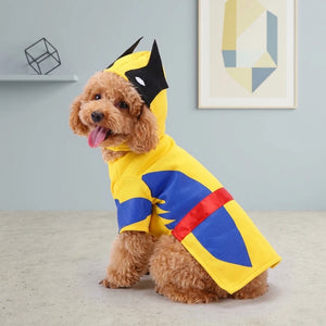 Tamecare Yellow Superhero Dog Hoodie