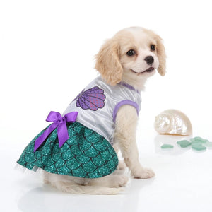 Mermaid Princess Dog Dress