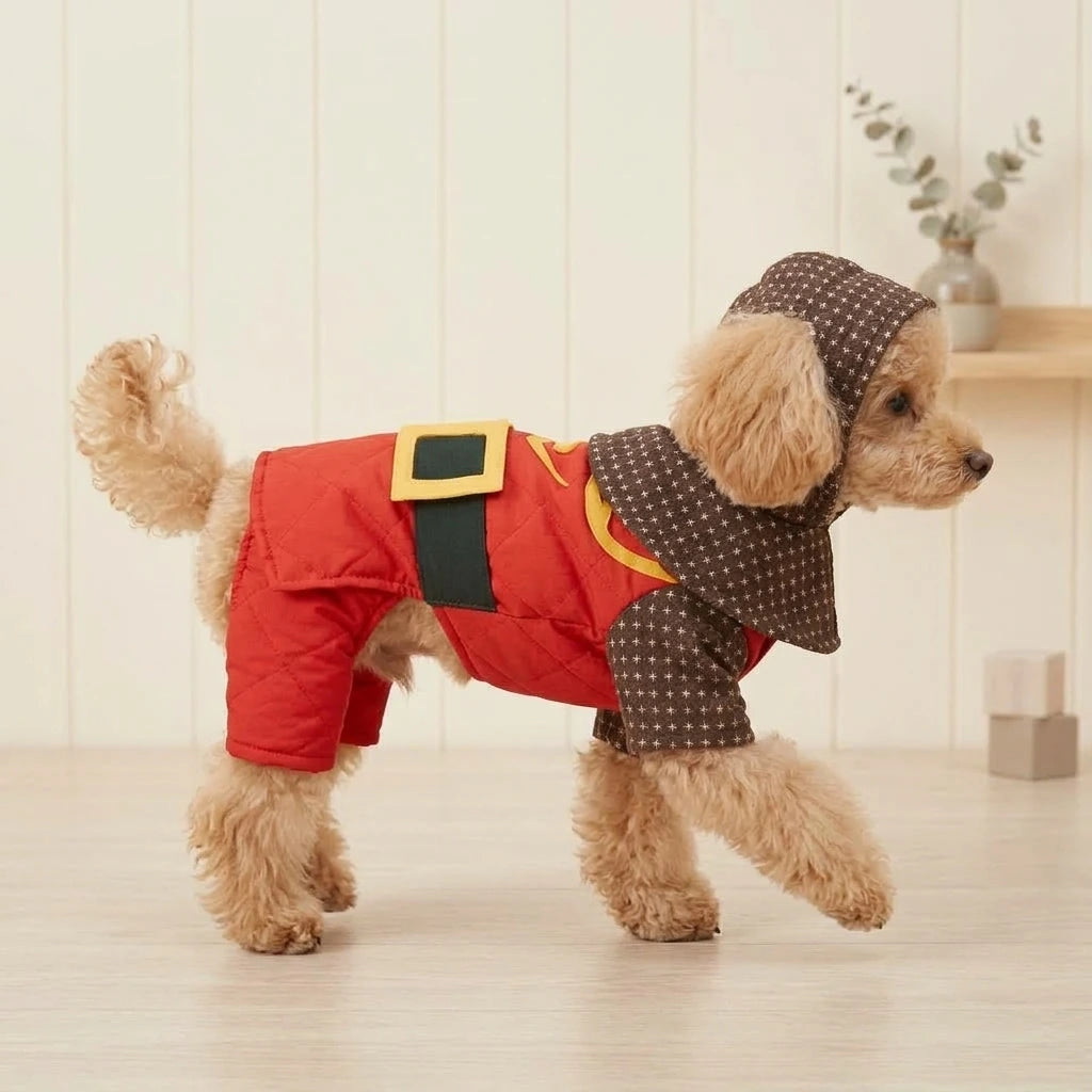 Red Knight Dog Costume