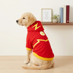 Tamecare Red Lightning Dog Paw Suit with Hat