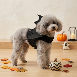 Tamecare Black Bat Wings Halloween Dog Harness