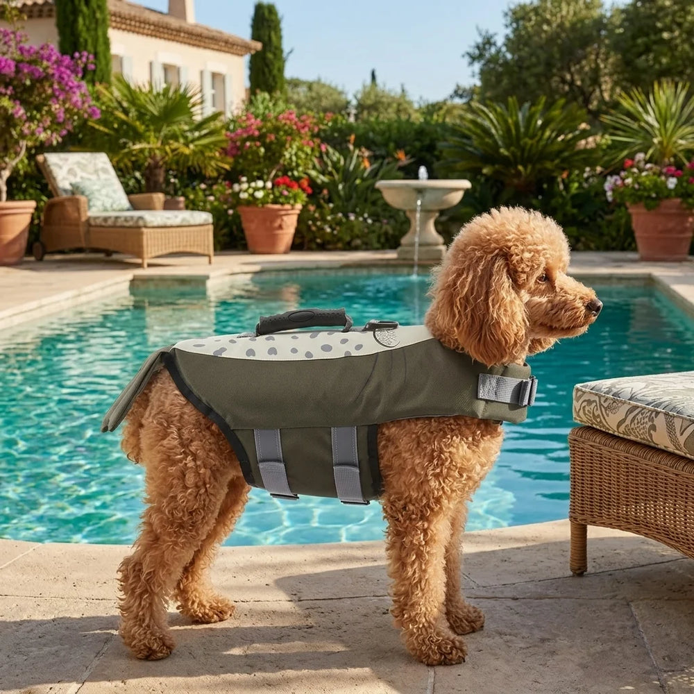 Tamecare Sea Lion Dog Life Jacket | Reflective Buoyant Pet Swimming Vest