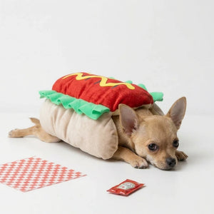 Tamecare Funny Hot Dog Pet Costume