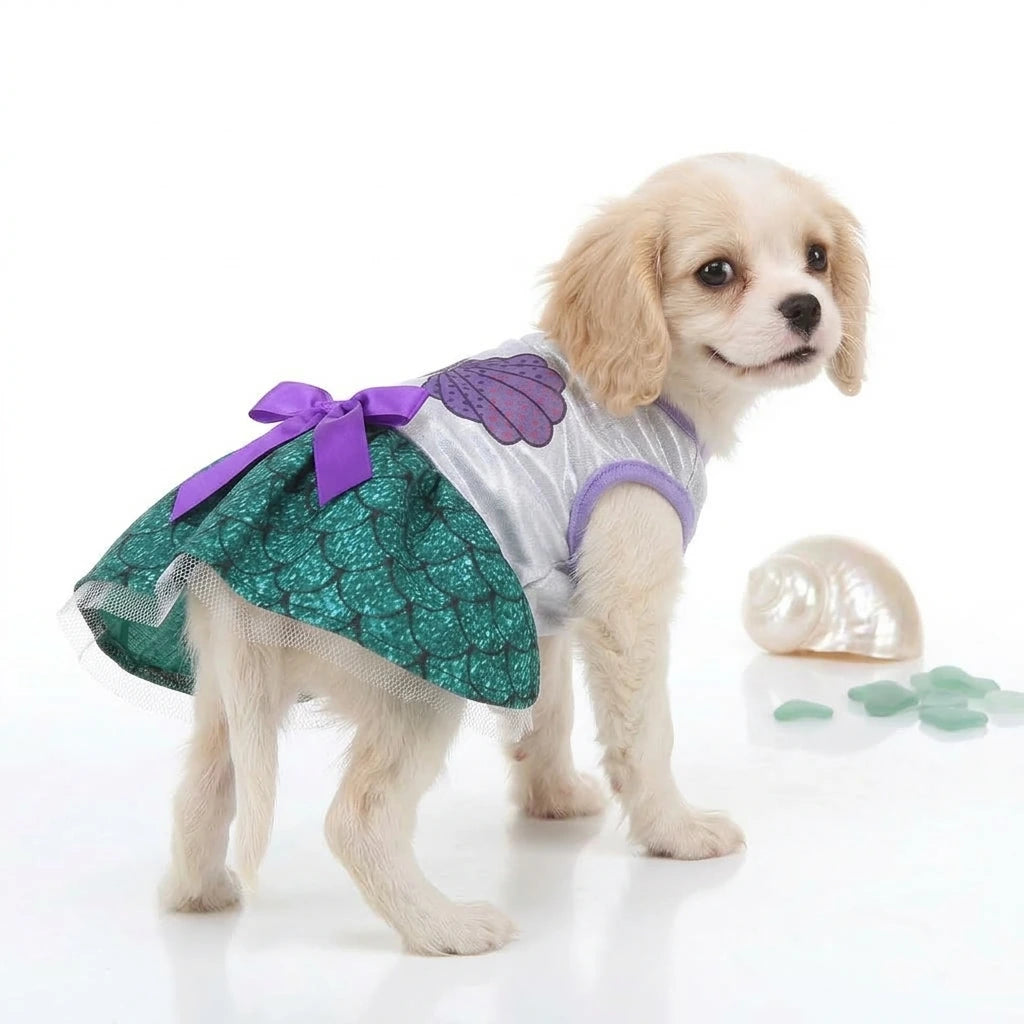 Mermaid Princess Dog Dress