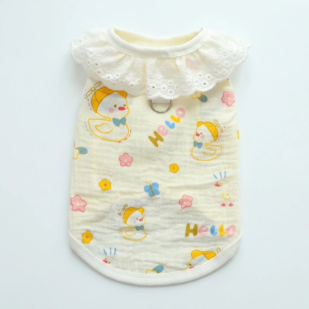 Tamecare Yellow Lace Cat Vest