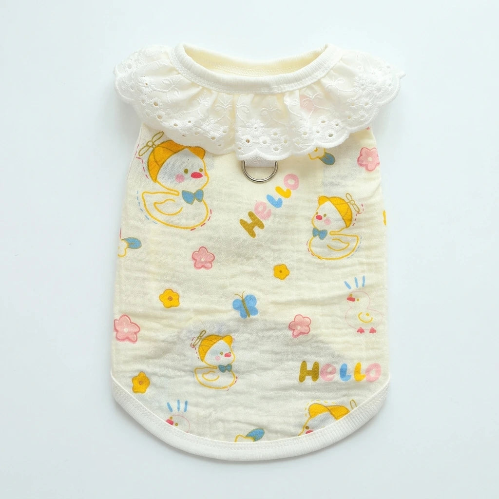 Tamecare Yellow Lace Cat Vest