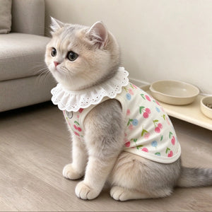 Tamecare Lace Trim Cat Vest