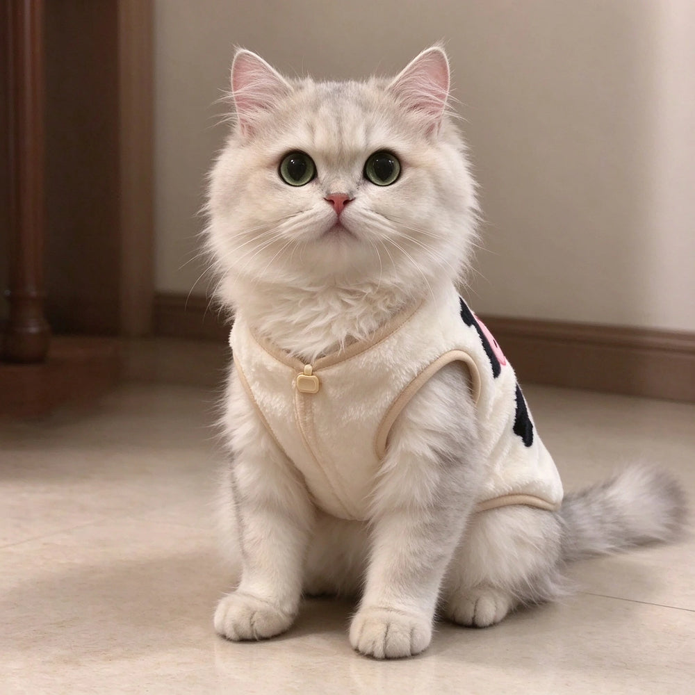 Tamecare Cow Print Cat Vest