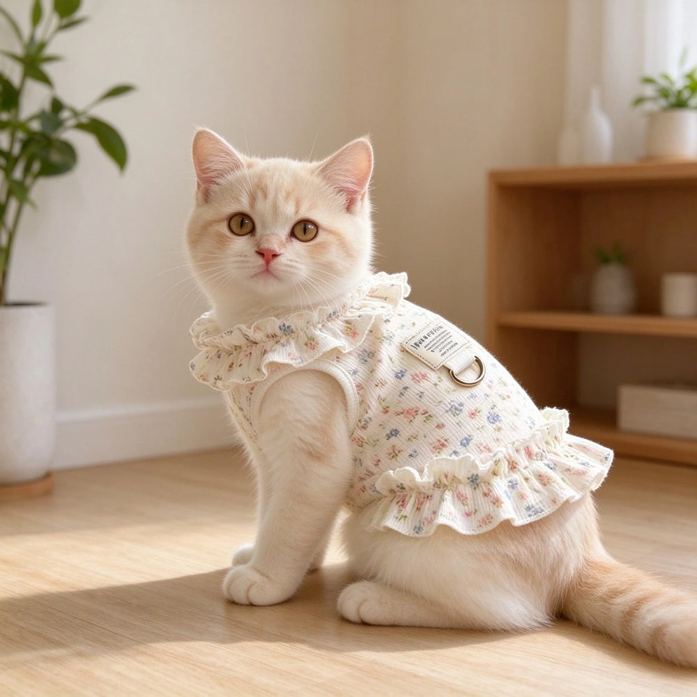 Tamecare Floral Cat Tank Dress