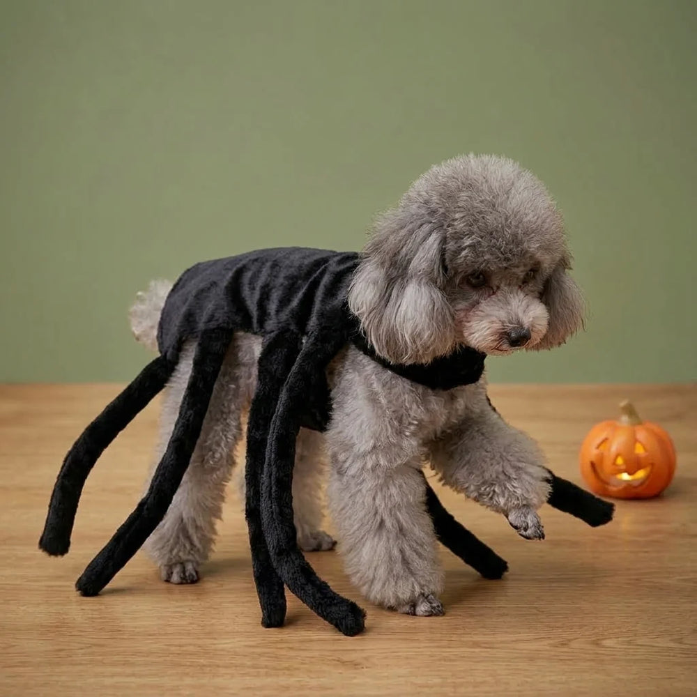 Tamecare Black Spider Halloween Dog Costume
