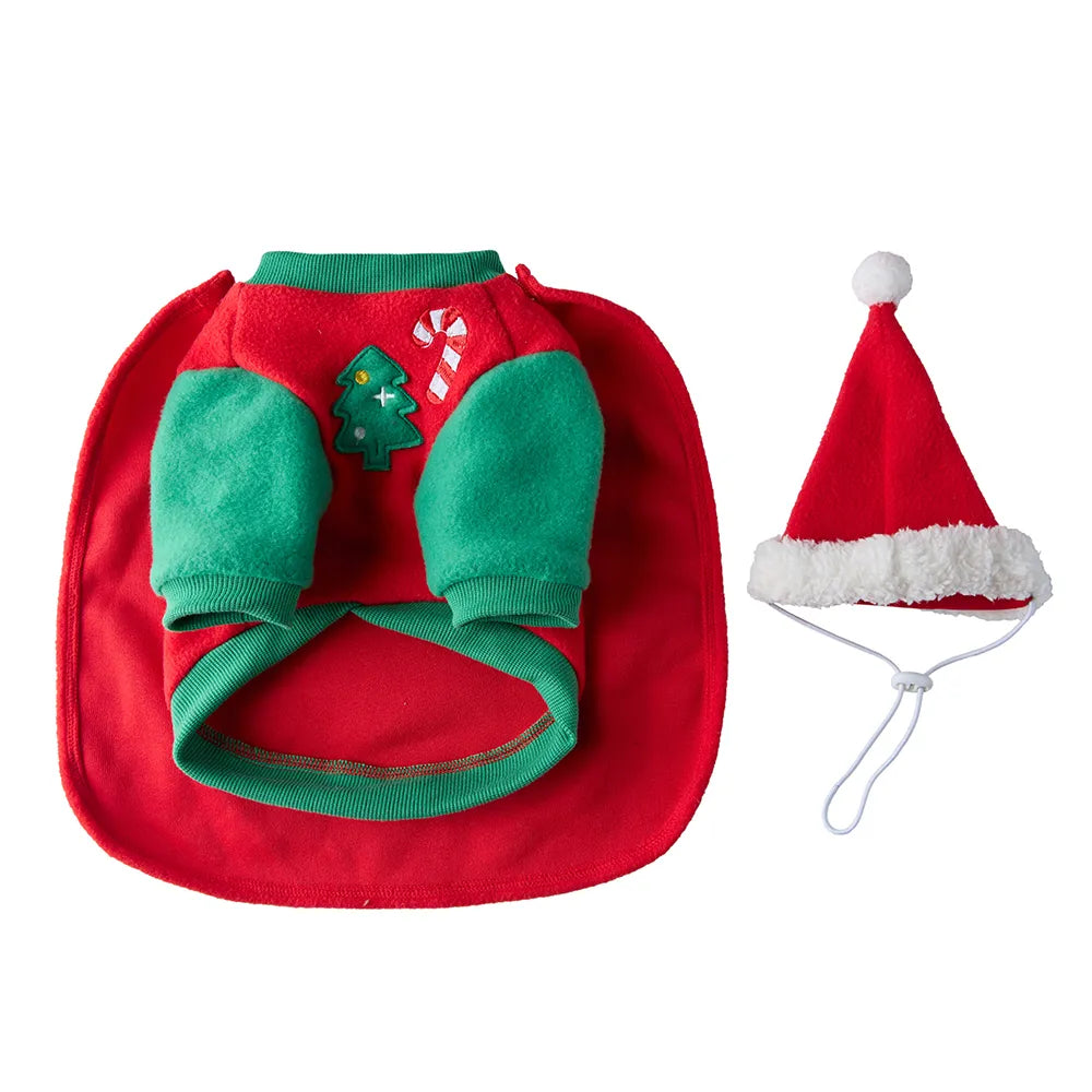 Tamecare Christmas Knight Dog Costume Set