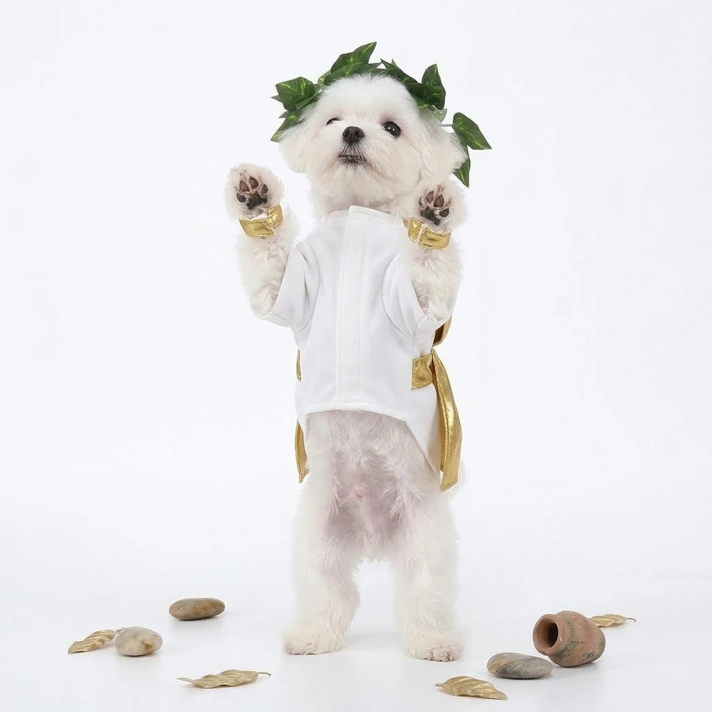 Roman Toga Dog Costume