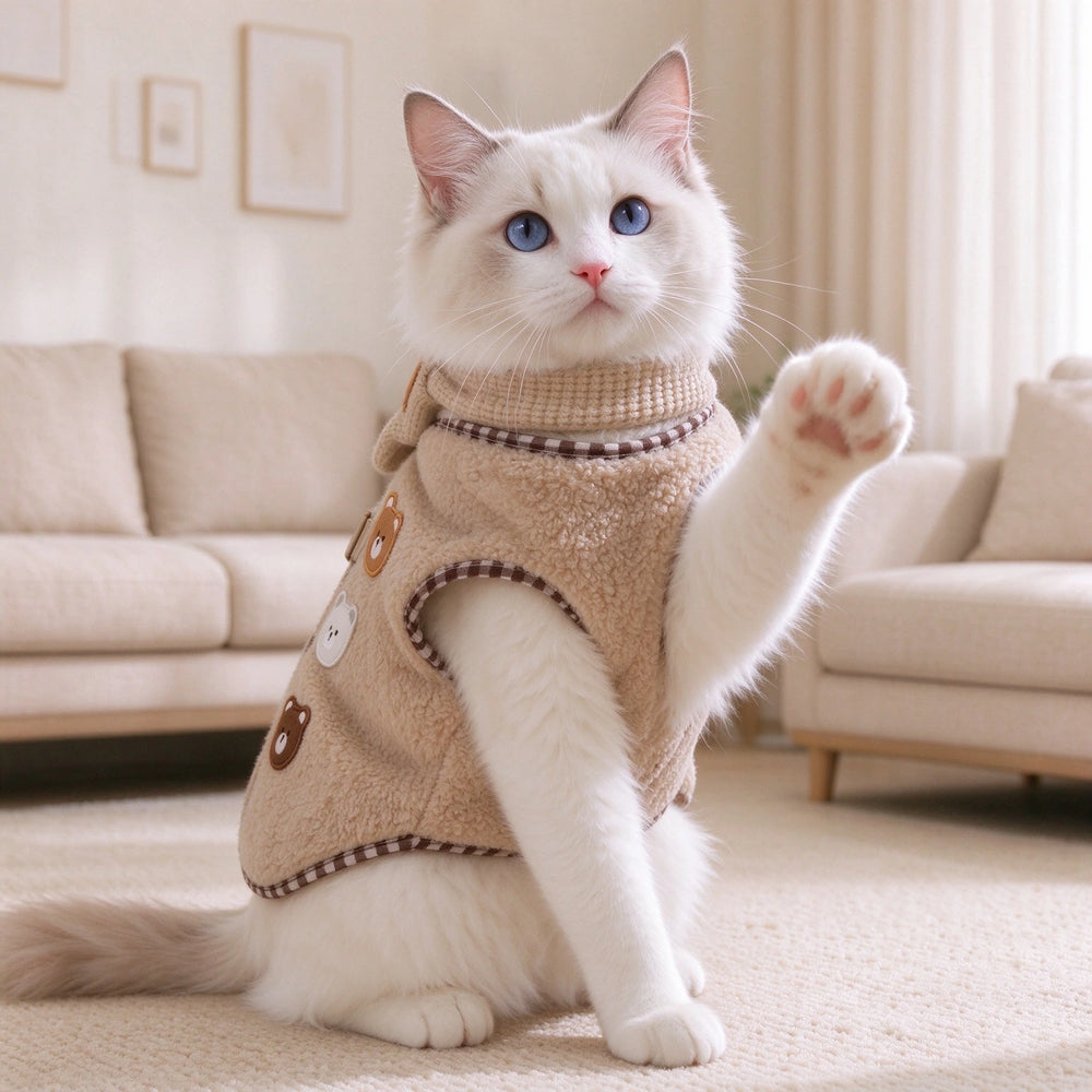 Tamecare Brown Bear Cat Vest