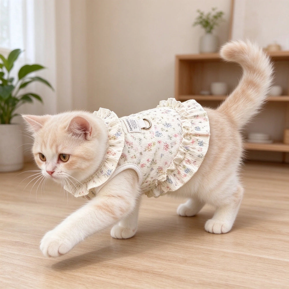 Tamecare Floral Cat Tank Dress