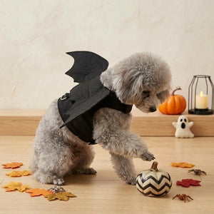 Tamecare Black Bat Wings Halloween Dog Harness
