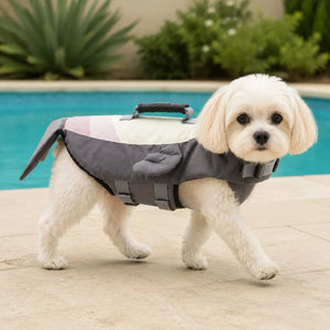 Tamecare Seal Dog Life Jacket | Reflective Buoyant Pet Swimming Vest