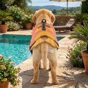 Tamecare Duck Dog Life Jacket | Reflective Buoyant Pet Swimming Vest