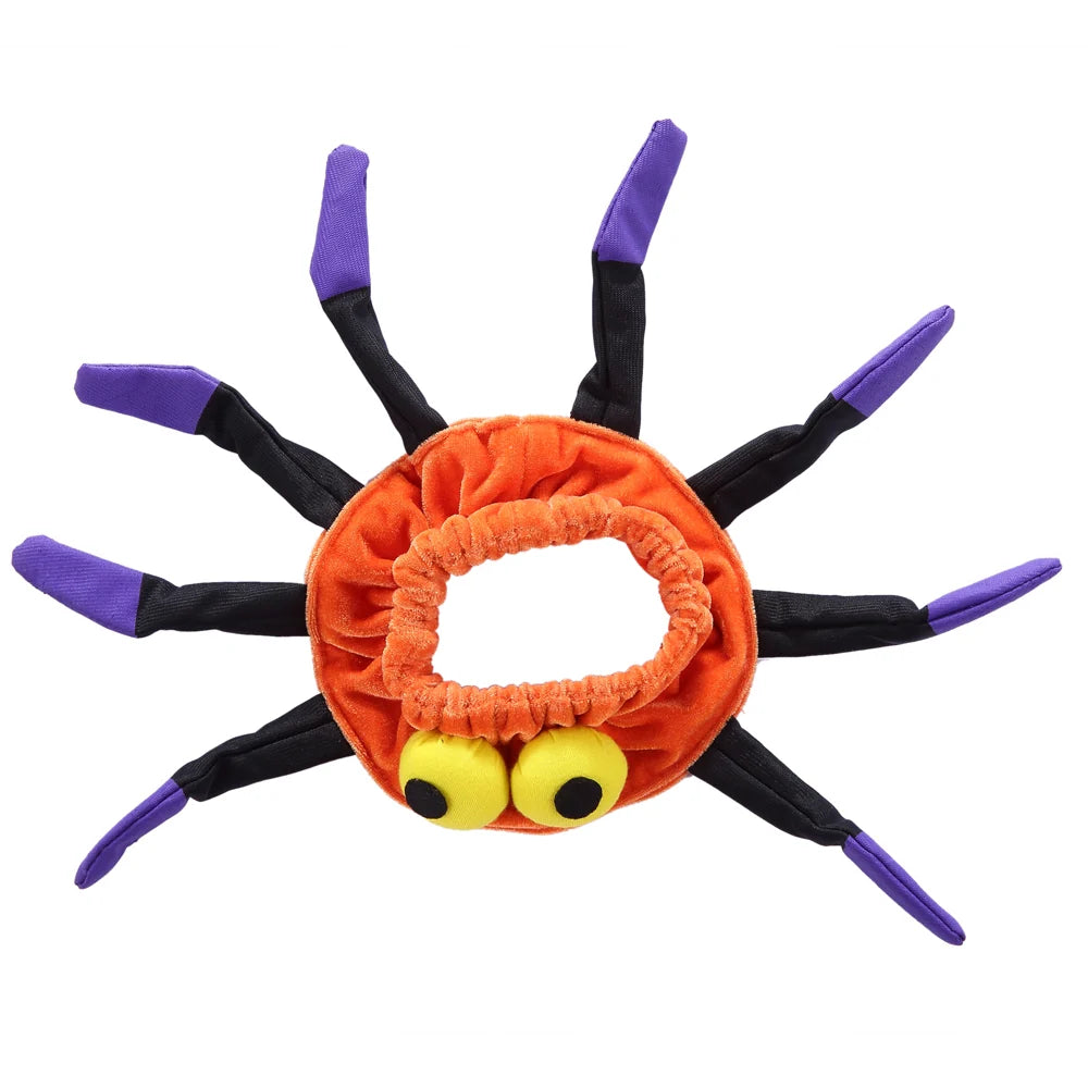 Tamecare Orange Halloween Spider Dog Collar