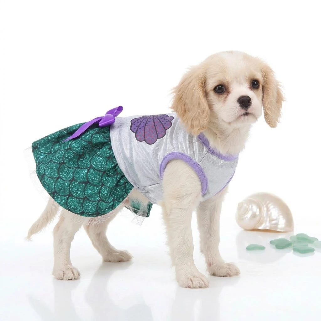 Mermaid Princess Dog Dress