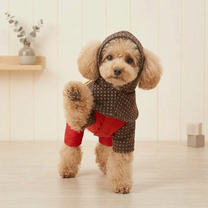 Red Knight Dog Costume