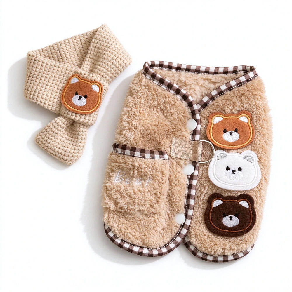 Tamecare Brown Bear Cat Vest