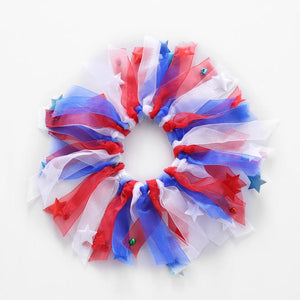Tamecare Red White and Blue Patriotic Dog Collar
