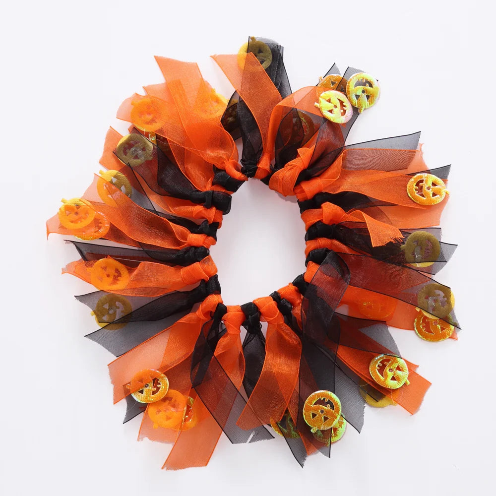 Tamecare Orange Pumpkin Halloween Dog Collar
