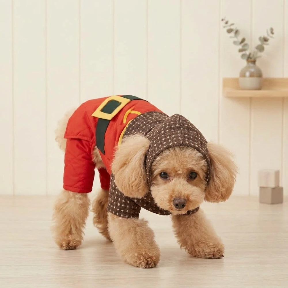 Red Knight Dog Costume