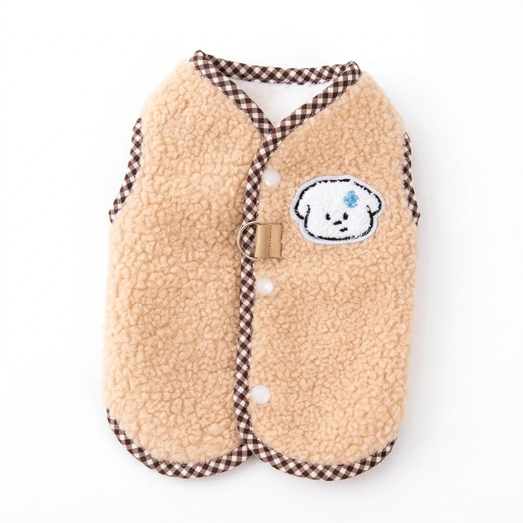 Tamecare Cozy Teddy Bear Cat Vest