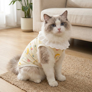 Tamecare Yellow Lace Cat Vest