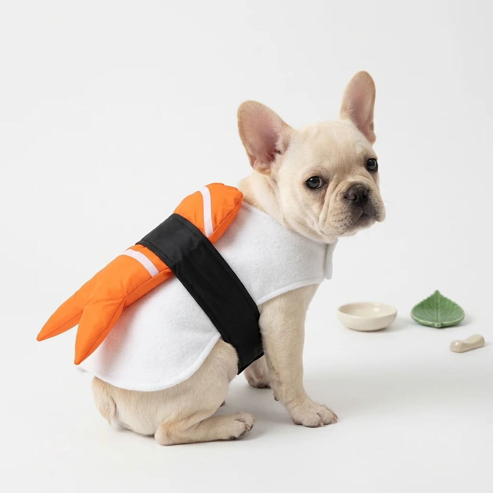 Tamecare Orange Japanese Sushi Dog Costume