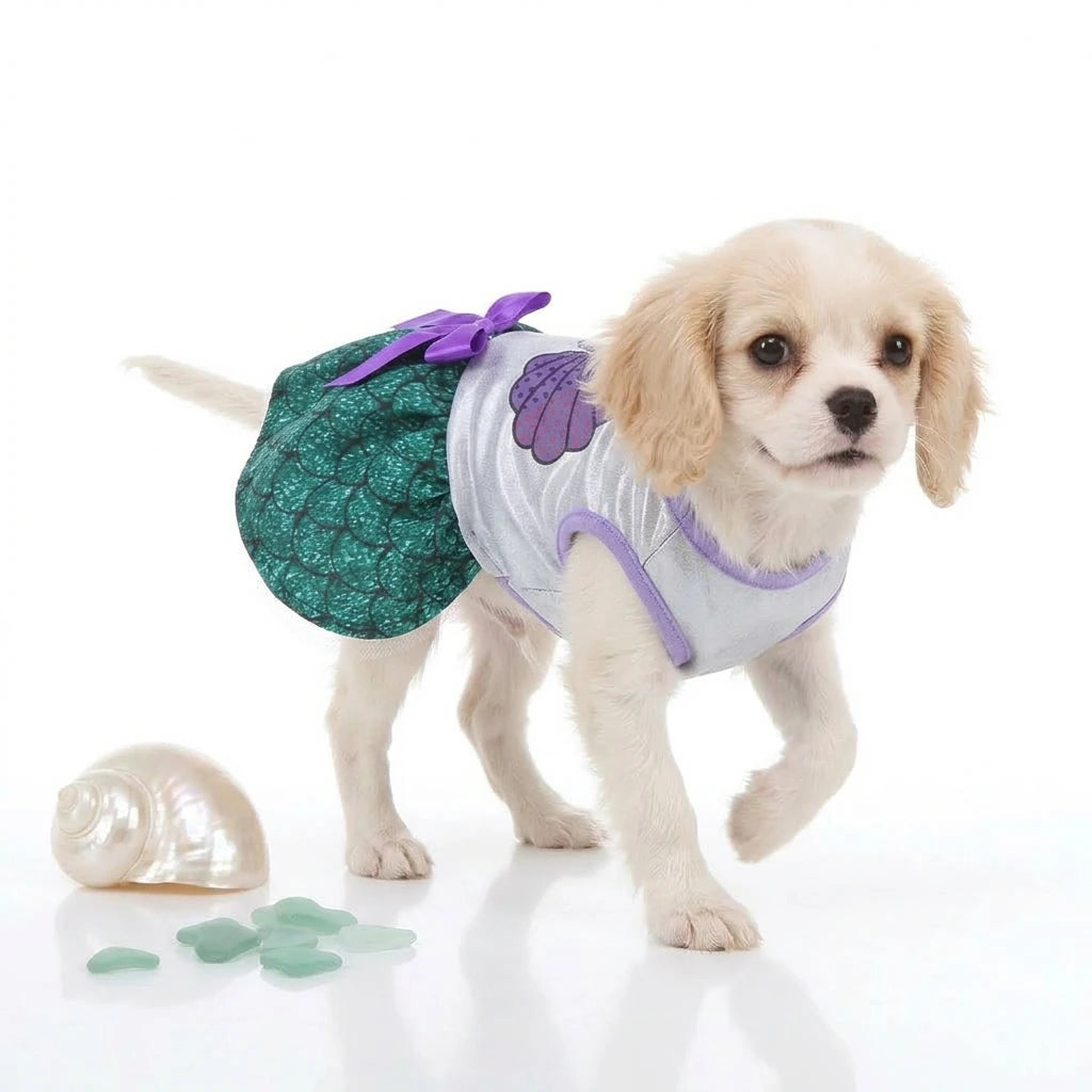 Mermaid Princess Dog Dress