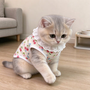 Tamecare Lace Trim Cat Vest