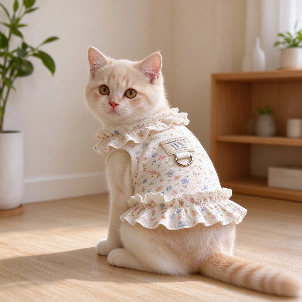 Tamecare Floral Cat Tank Dress