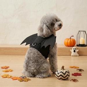 Tamecare Black Bat Wings Halloween Dog Harness