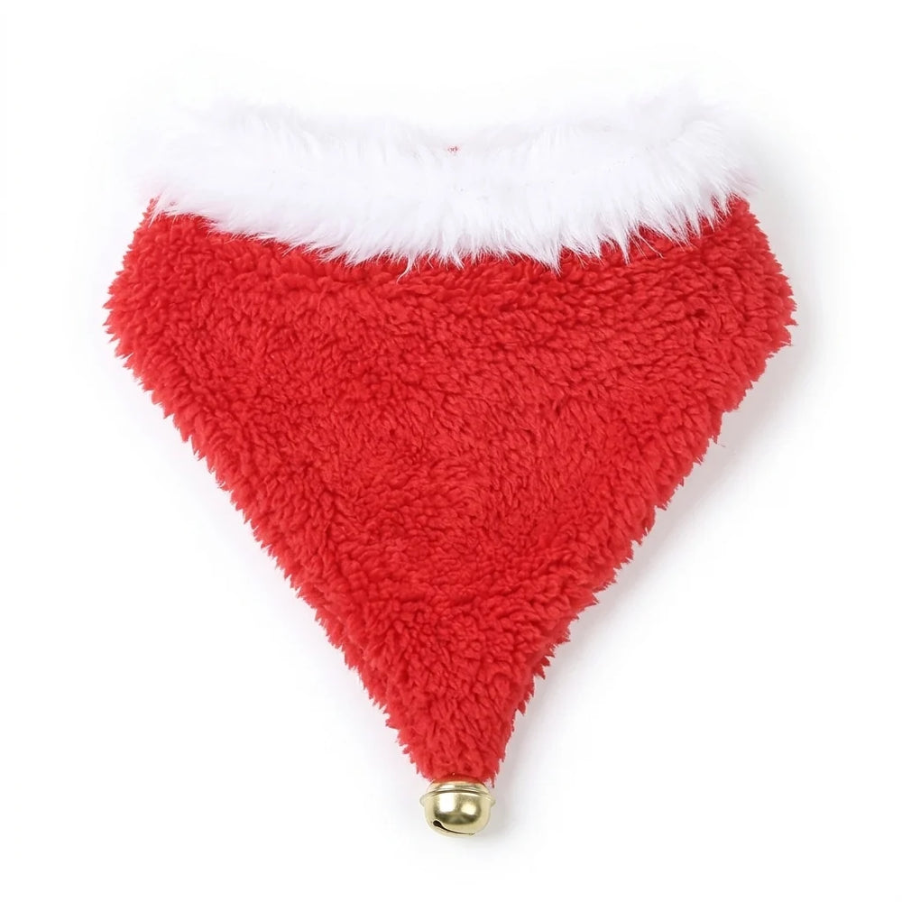 Tamecare Red Christmas Bell Dog Bandana