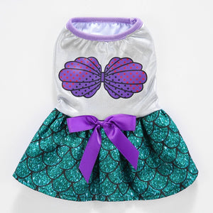 Mermaid Princess Dog Dress