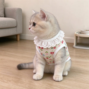 Tamecare Lace Trim Cat Vest