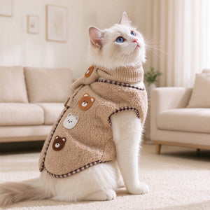 Tamecare Brown Bear Cat Vest