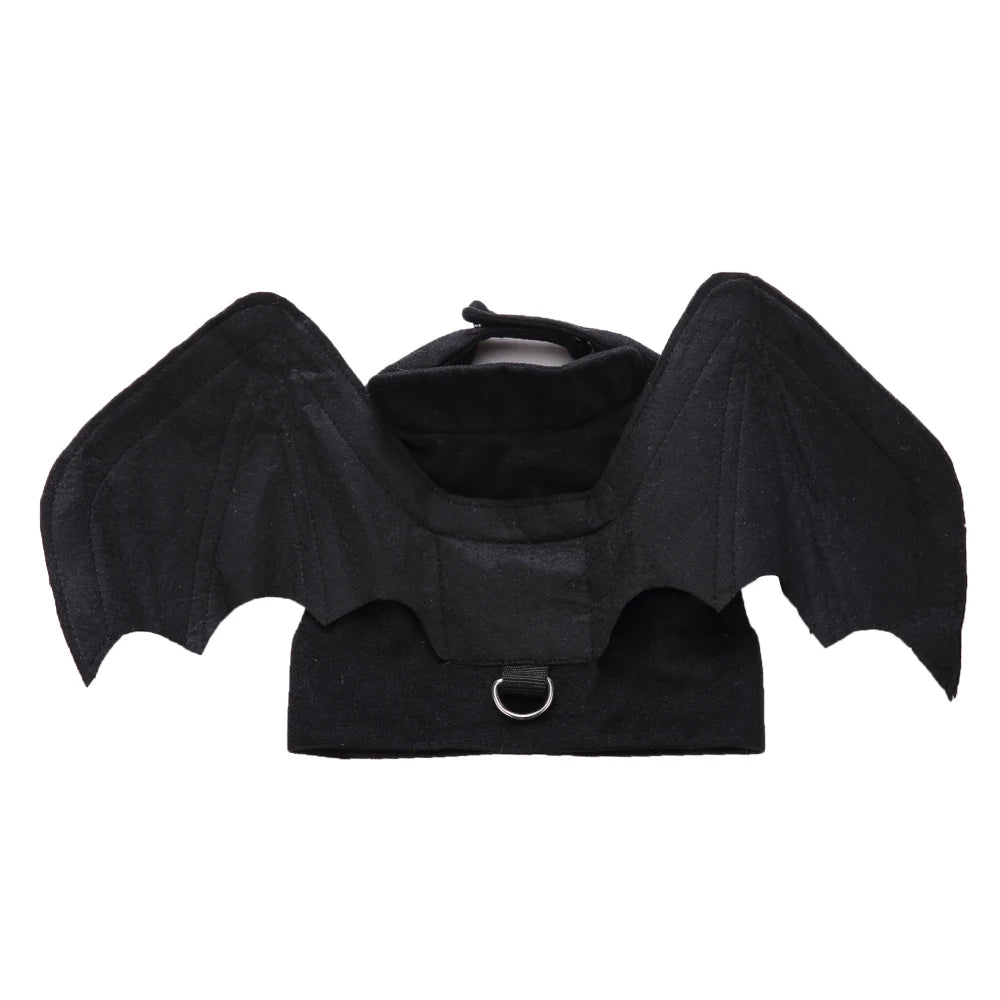 Tamecare Black Bat Wings Halloween Dog Harness