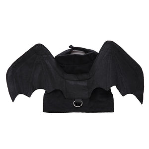 Tamecare Black Bat Wings Halloween Dog Harness