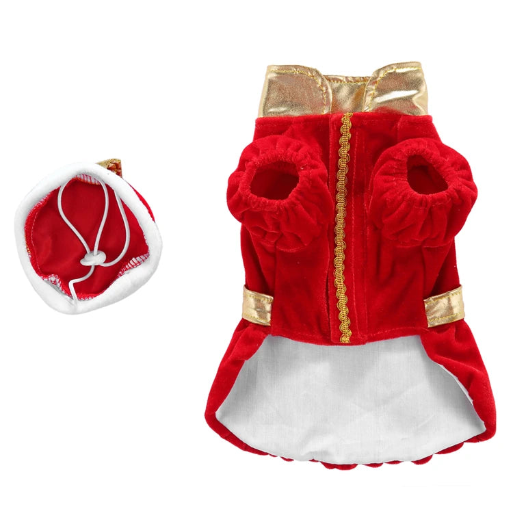 Red Royal King Dog Costume