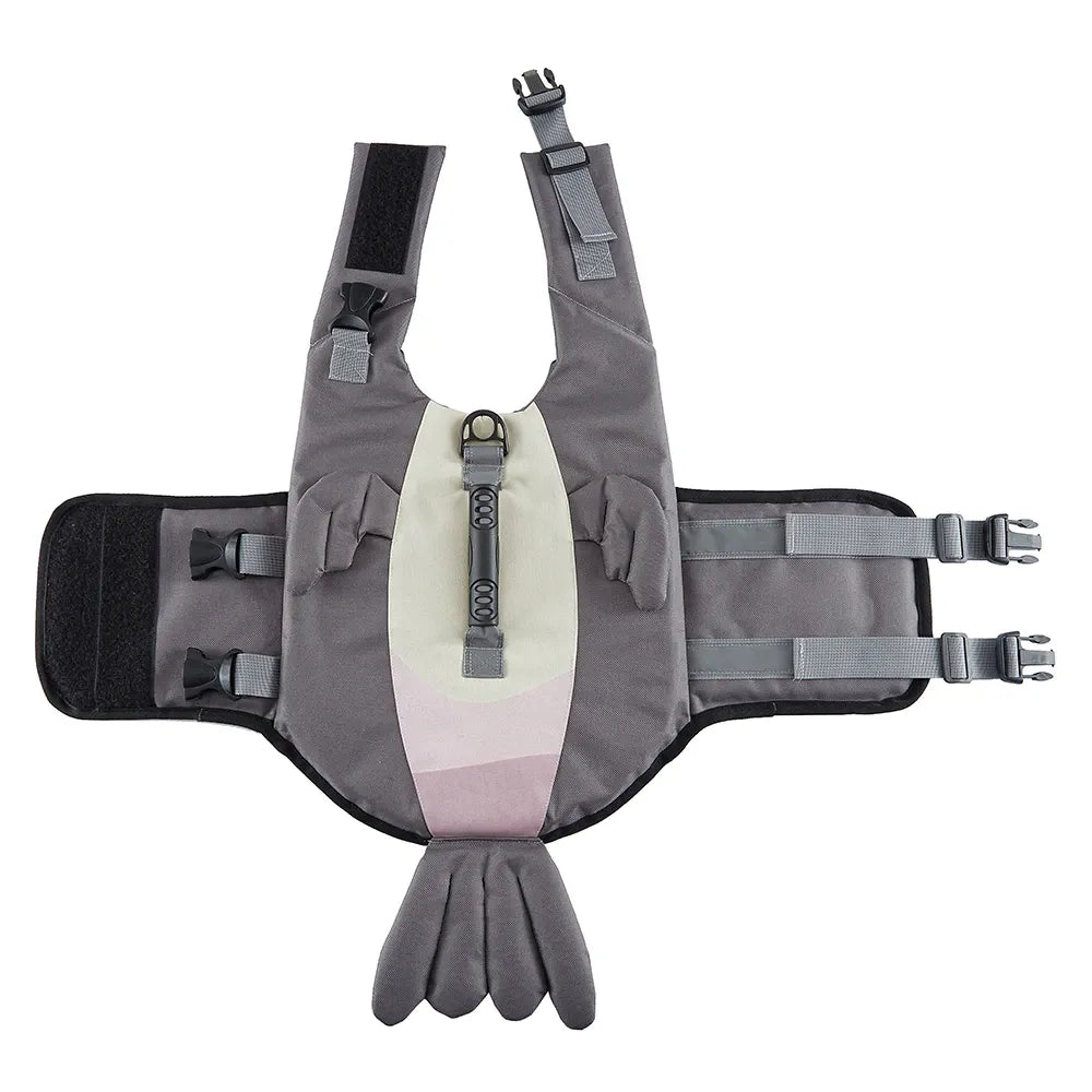 Tamecare Seal Dog Life Jacket | Reflective Buoyant Pet Swimming Vest