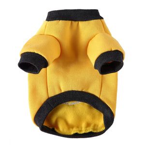 Tamecare Yellow Lion Applique Dog Sweatshirt