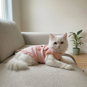 Tamecare Pink Pig & Blue Elephant Cat Sweater