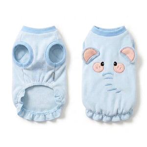 Tamecare Pink Pig & Blue Elephant Cat Sweater