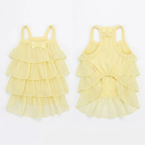 Tamecare Yellow Strap Cat Dress